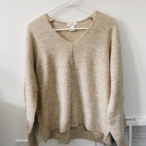 H&M tan sweater